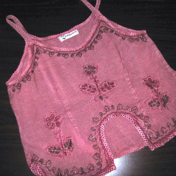 Just Cruisin' Jrs Boho Festival Embroidered Top - Picture 4 of 7